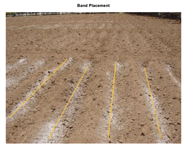 The Band Placement Method of Fertilizer Application